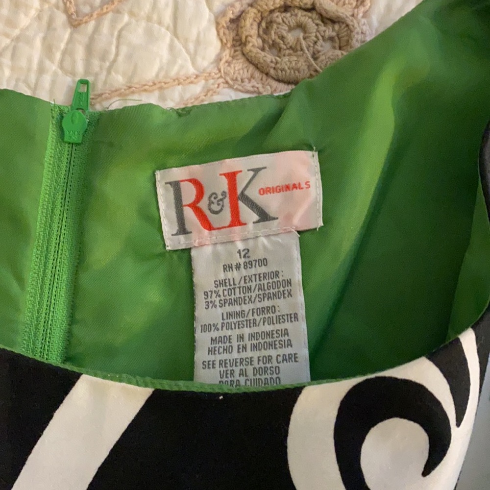 Summer Dress. R&K Originals. Size 12. - Picture 2 of 5
